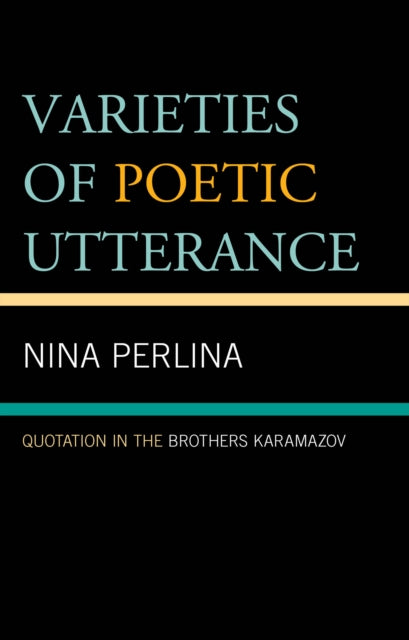 Book cover of: Varieties of Poetic Utterance