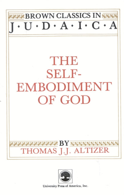 Book cover of: Self-Embodiment of God