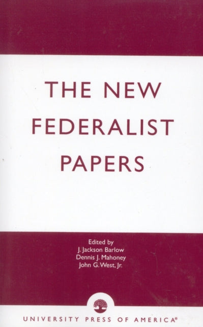 Book cover of: New Federalist Papers