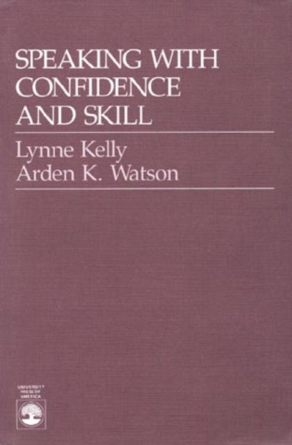 Book cover of: Speaking With Confidence and Skill
