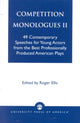 Book cover of: Competition Monologues II