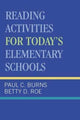 Book cover of: Reading Activities For Today's Elementary Schools