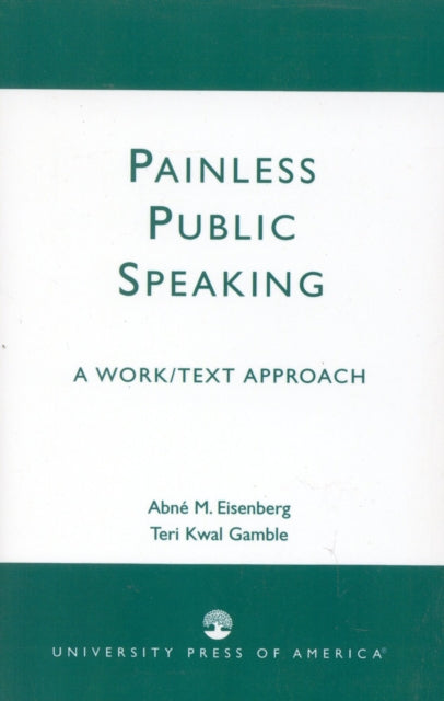 Book cover of: Painless Public Speaking