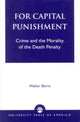 Book cover of: For Capital Punishment