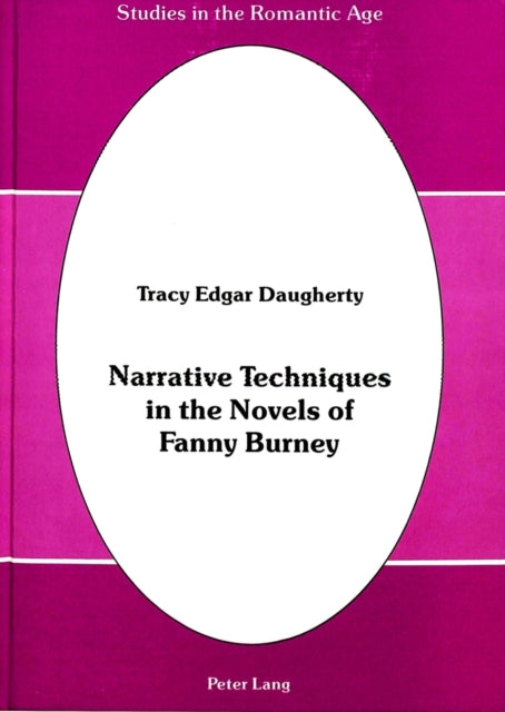Book cover of: Narrative Techniques in the Novels of Fanny Burney