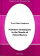 Book cover of: Narrative Techniques in the Novels of Fanny Burney