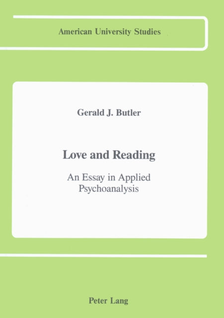 Book cover of: Love and Reading