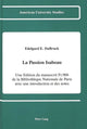 Book cover of: Passion Isabeau. By: Edelgard E. Dubruck