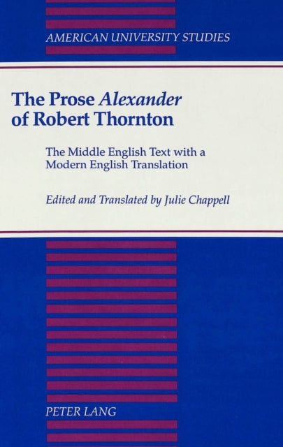 Book cover of: Prose Alexander of Robert Thornton