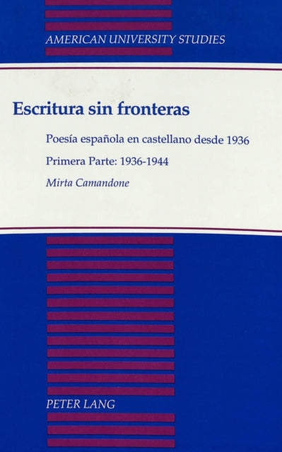 Book cover of: Escritura Sin Fronteras. By: Mirta Camandone
