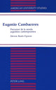 Book cover of: Eugenio Cambaceres. By: Patricia Bazan-Figueras