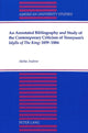 Book cover of: Annotated Bibliography and Study of the Contemporary Criticism of Tennyson's Idylls of the King: 1859-1886