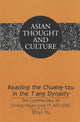 Book cover of: Reading the Chuang-tzu in the T'ang Dynasty. By: Shiyi Yu