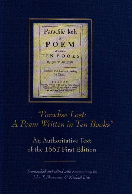 Book cover of: “Paradise Lost: A Poem Written in Ten Books”. By: John Milton