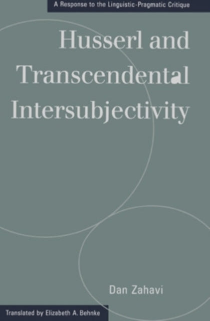 Book cover of: Husserl and Transcendental Intersubjectivity