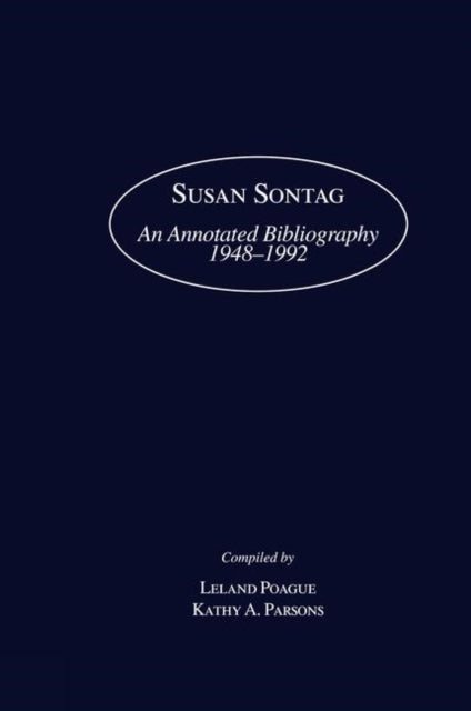 Book cover of: Susan Sontag