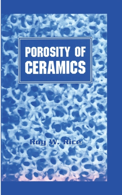 Book cover of: Porosity of Ceramics