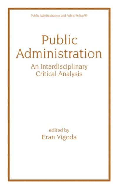 Book cover of: Public Administration. By: Eran Vigoda-Gadot