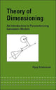 Book cover of: Theory of Dimensioning. By: Vijay Srinivasan