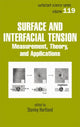 Book cover of: Surface and Interfacial Tension. By: Stanley Hartland