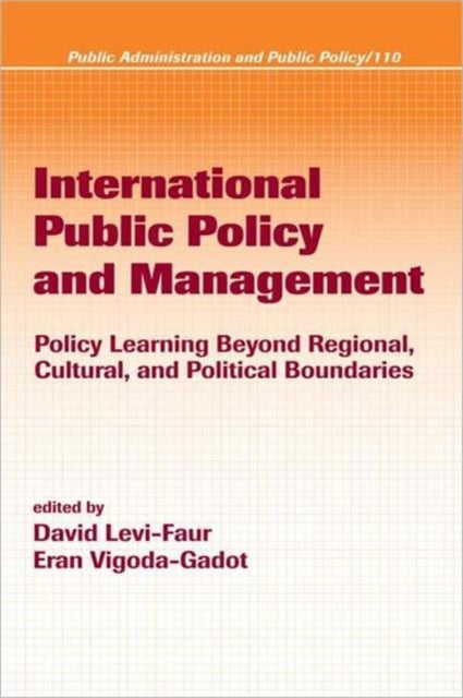 Book cover of: International Public Policy and Management