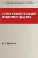 Book cover of: First Graduate Course in Abstract Algebra
