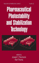 Book cover of: Pharmaceutical Photostability and Stabilization Technology