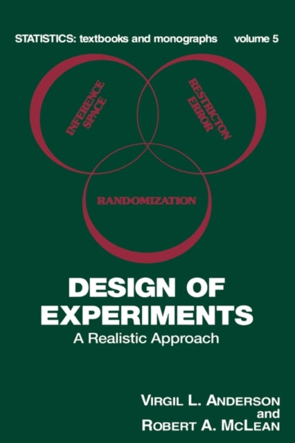 Book cover of: Design of Experiments