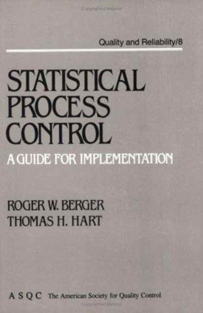 Book cover of: Statistical Process Control