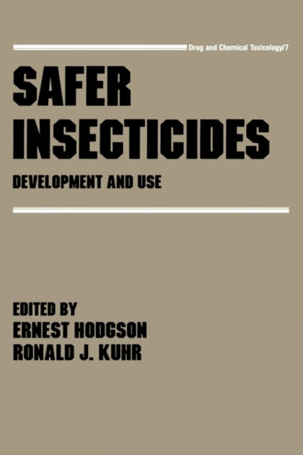 Book cover of: Safer Insecticides