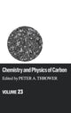 Book cover of: Chemistry & Physics of Carbon. By: Peter A. Thrower