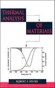 Book cover of: Thermal Analysis of Materials