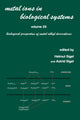 Book cover of: Metal Ions in Biological Systems