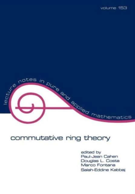 Book cover of: Commutative Ring Theory. By: Cahen
