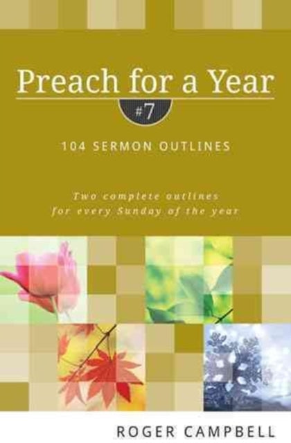Book cover of: Preach for a Year – 104 Sermon Outlines