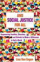 Book cover of: And Social Justice for All. By: Lisa Van Engen