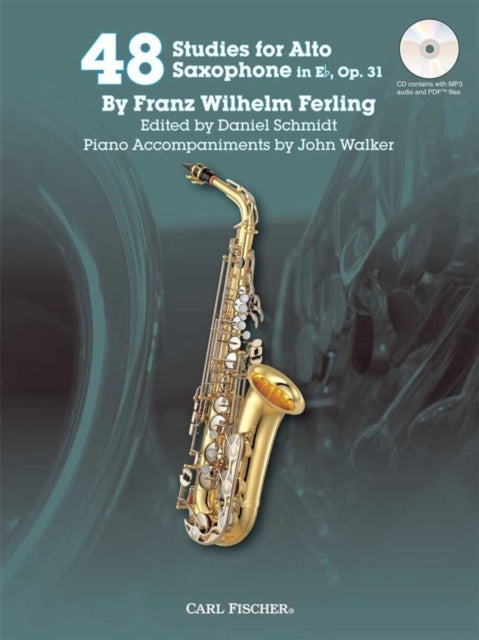 Book cover of: 48 Studies for The Alto Saxophone In Eb, Op. 31