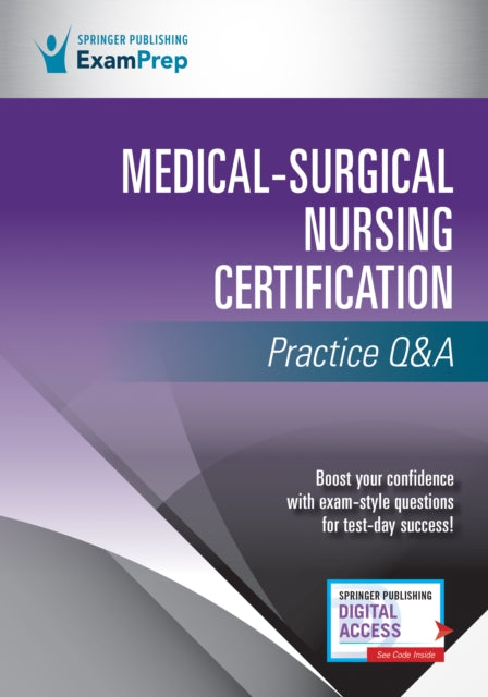 Book cover of: Medical-Surgical Nursing Certification Practice Q&A. By: Springer Publishing Company