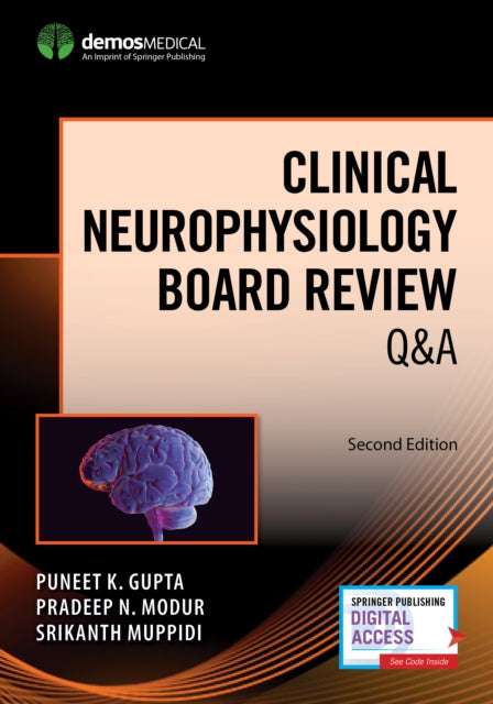 Book cover of: Clinical Neurophysiology Board Review Q&A. By: Puneet K. Gupta