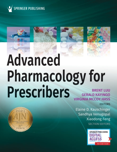 Book cover of: Advanced Pharmacology for Prescribers. By: Brent Luu