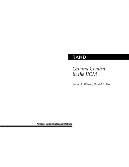 Book cover of: Ground Combat in the Jicm