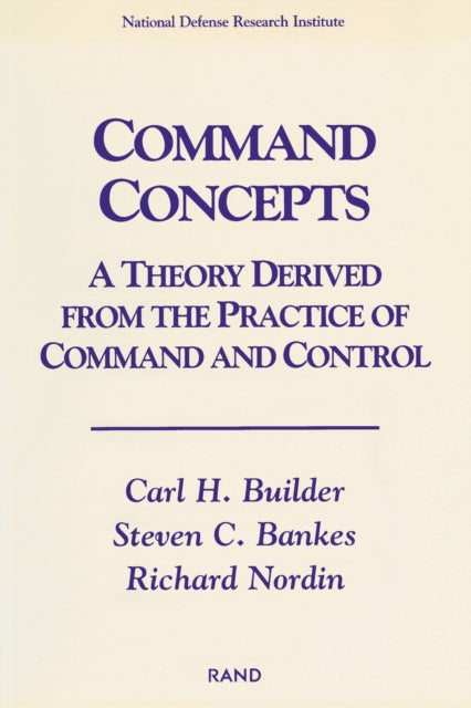Book cover of: Command Concepts