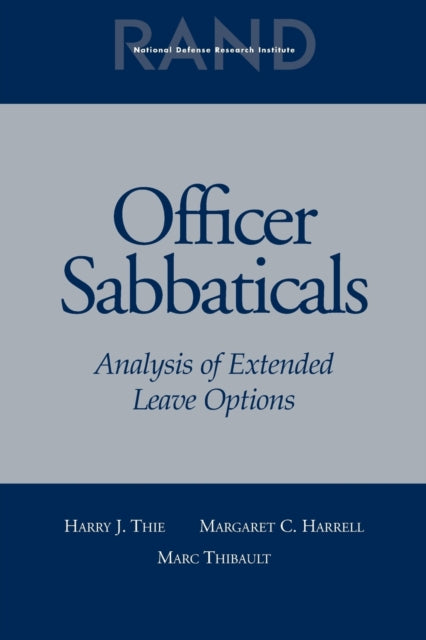 Book cover of: Officer Sabbaticals. By: Harry J. Thie