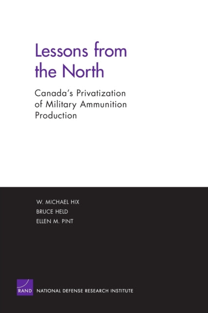 Book cover of: Lessons from the North. By: W. M. Hix