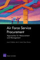 Book cover of: Air Force Service Procurement. By: Laura H. Baldwin
