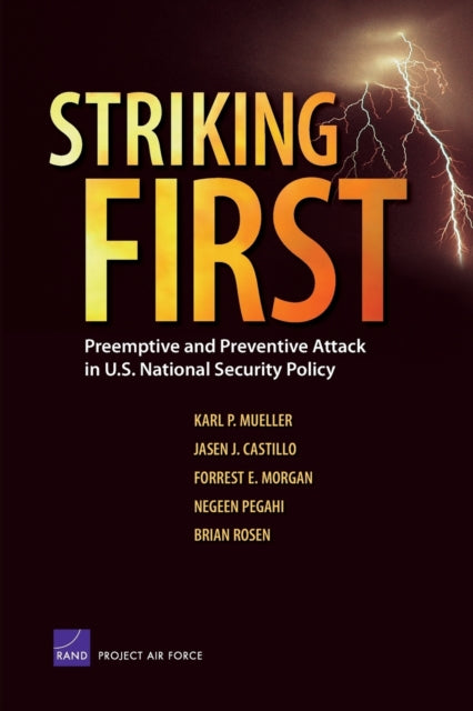 Book cover of: Striking First. By: Karl P. Mueller