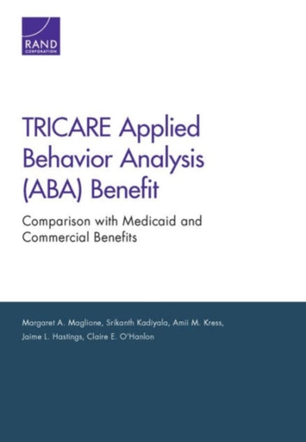 Book cover of: Tricare Applied Behavior Analysis (Aba) Benefit. By: . Maglione