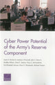 Book cover of: Cyber Power Potential of the Army's Reserve Component. By: Porche, Isaac R., III