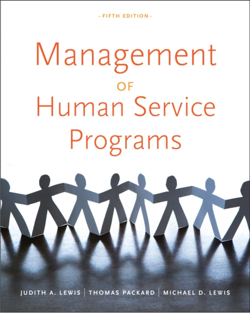 Book cover of: Management of Human Service Programs. By: Lewis, Judith A.