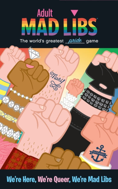 Book cover of: We're Here, We're Queer, We're Mad Libs. By: Roger Price